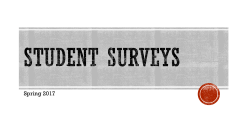 Student surveys - Marshall Public Schools