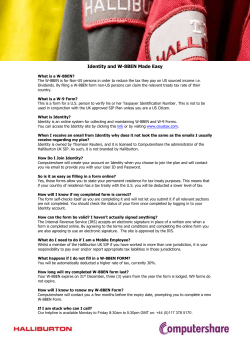 Identity and W-8BEN Made Easy What is a W-8BEN? The W