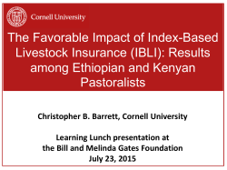 IBLI - Christopher B. Barrett