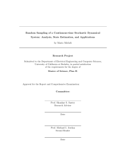 Random Sampling of a Continuous-time Stochastic Dynamical System
