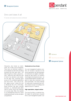 One card does it all