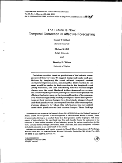The Future Is Now: Temporal Correction in