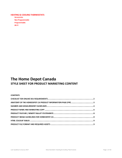 product file format and required assets