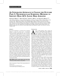 an integrated approach to change the outcome part i