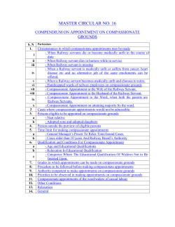 MASTER CIRCULAR NO - Ministry of Railways