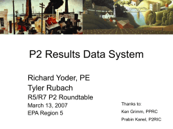 P2 Results Data System - Great Lakes Regional Pollution