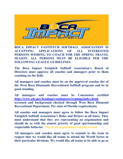 screened and background checked through West Boca Diamond