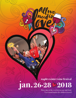 Three days of the very best in wine and food