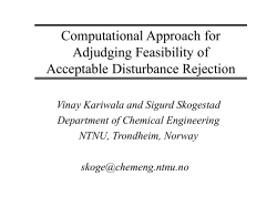 Multi loop Controller Synthesis and Performance Analysis