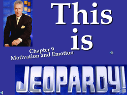 This is Chapter 9 Motivation and Emotion 100