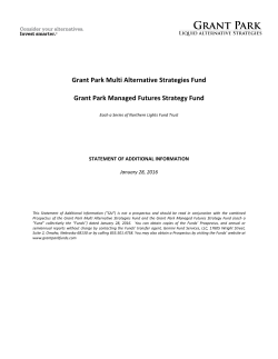 Grant Park Multi Alternative Strategies Fund