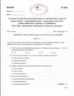 c) Continuous distribution