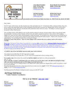 lincoln county rodeo days - Wisconsin River Pro Rodeo