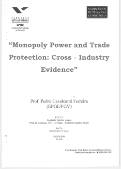 "Monopoly Power and Trade Protection: Cross