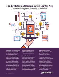 The Evolution of Dining in the Digital Age
