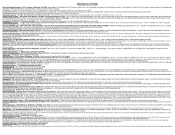 Directions to Fields