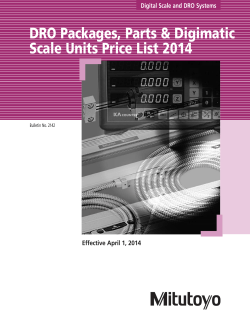 DRO pricelist2014.indd