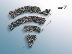 Briefing by the SABC Board