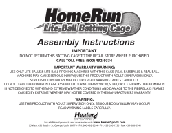 HRBC99 - HomeRun 12` Batting Cage