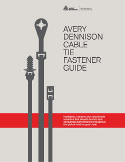 avery dennison cable tie fastener guide