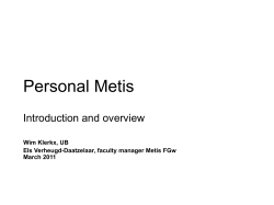 Personal Metis