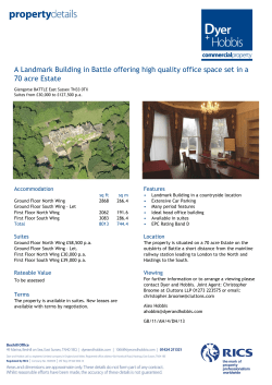 A Landmark Building in Battle offering high quality office space set in