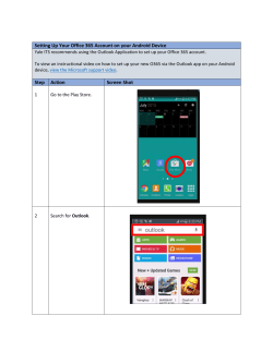 Setting Up Your Office 365 Account on your Android