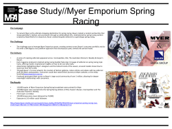 Myer Emporium Spring Racing