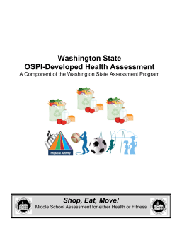 Shop, Eat, Move - Office of Superintendent of Public Instruction