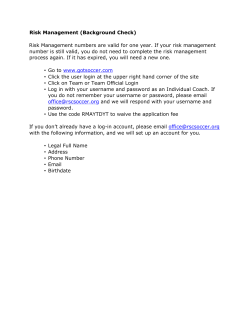 Risk Management (Background Check) Risk Management numbers