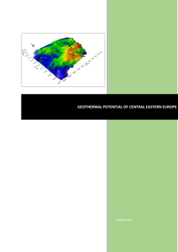 GEOTHERMAL POTENTIAL OF CENTRAL EASTERN EUROPE