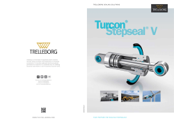 Turcon® Stepseal® V Catalog