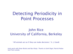 Detecting periodicity in a Poisson process