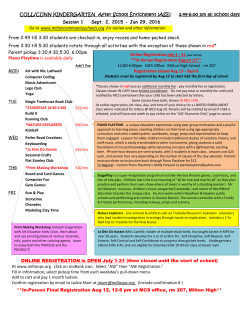 Piano Playtime is available daily