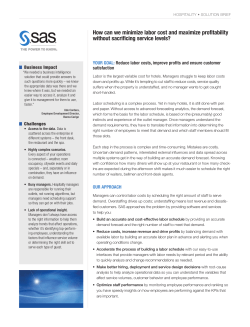 How can we minimize labor cost and maximize profitability