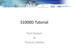 S1000D Tutorial