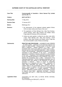 2017-01-13 Commonwealth of Australia v Davis