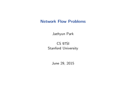 Network Flow Problems