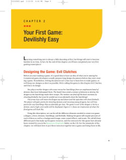 Your First Game: Devilishly Easy