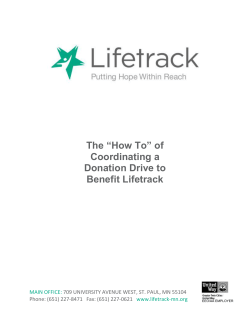 Donation Drive Toolkit