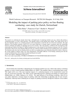 Modeling the impact of parking price policy on free