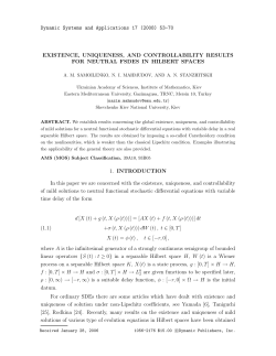 A. M. Samoilenko, N. I. Mahmudov, and A. N. Stanzhitskii Existence