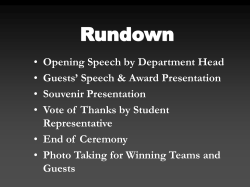 Rundown - City University of Hong Kong