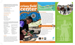 Crissy Field Center Brochure - Golden Gate National Parks