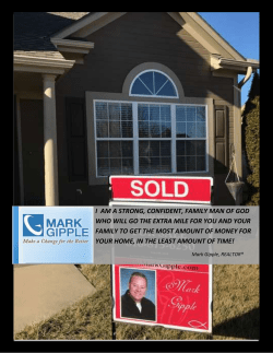 Strategic Listing Meeting Mark Gipple