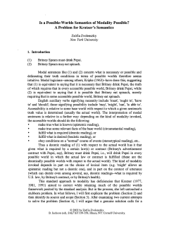 Is a Possible-Worlds Semantics of Modality Possible? A Problem for
