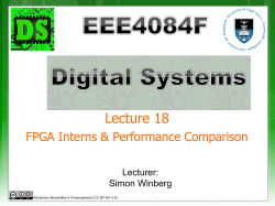 EEE4084F Digital Systems