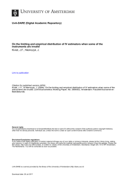 On the limiting and empirical distribution of IV estimators when some