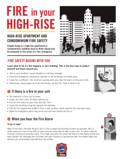 Fire in Your High-Rise