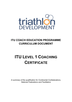itu level 1 coaching certificate